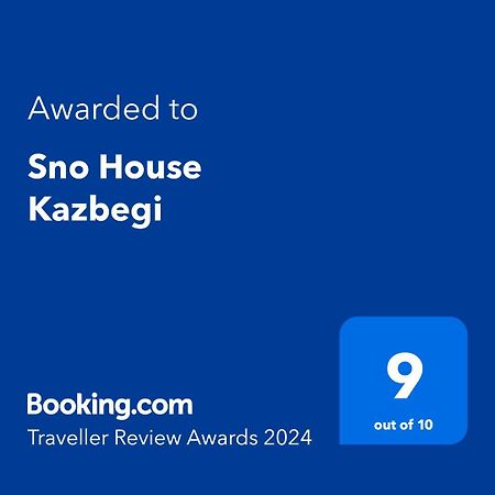 Hotel Sno House In Kazbeg Exterior foto